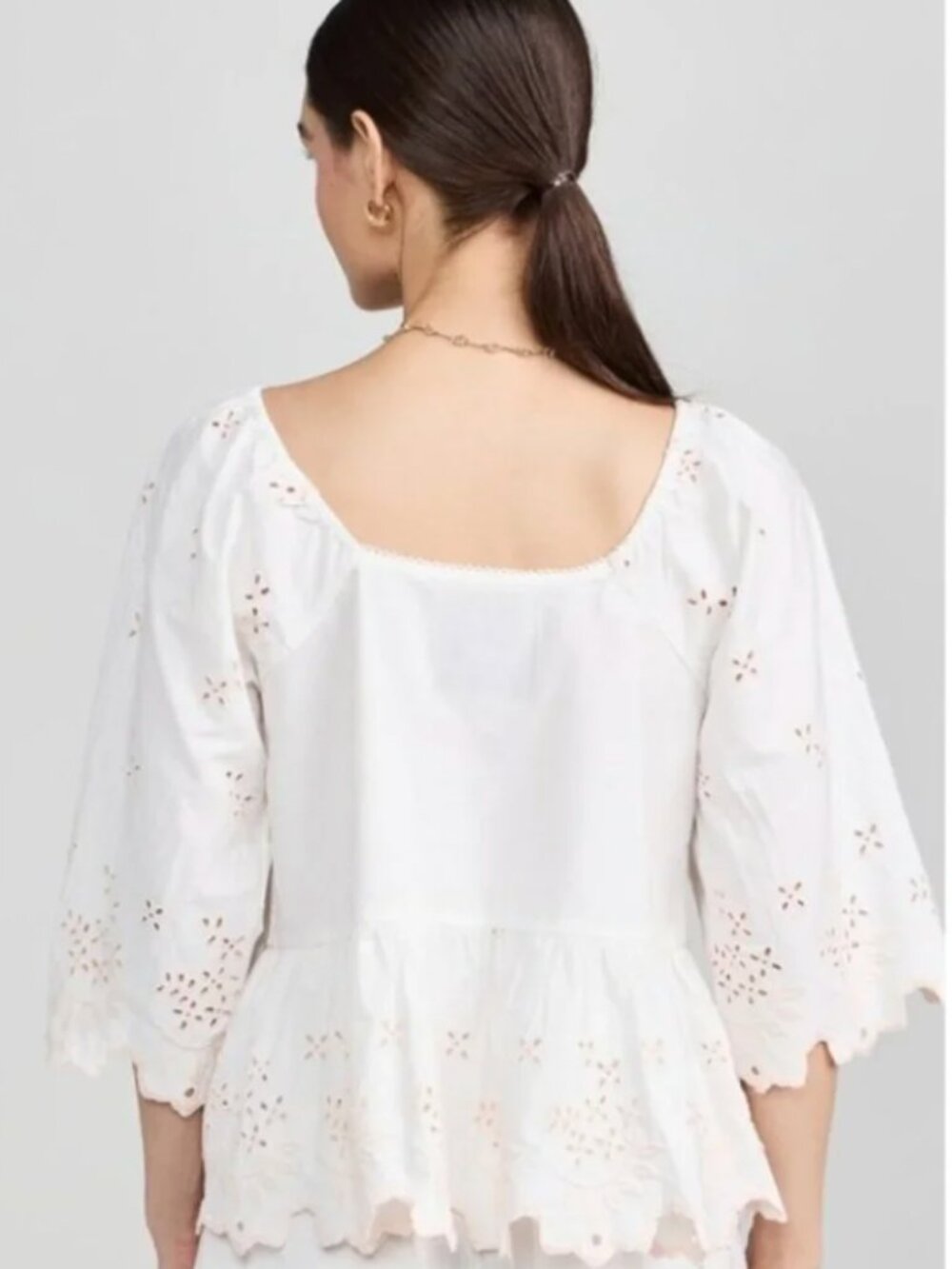 Damson Madder Lana Blouse in Broderie Size UK 18 - Picture 2 of 10